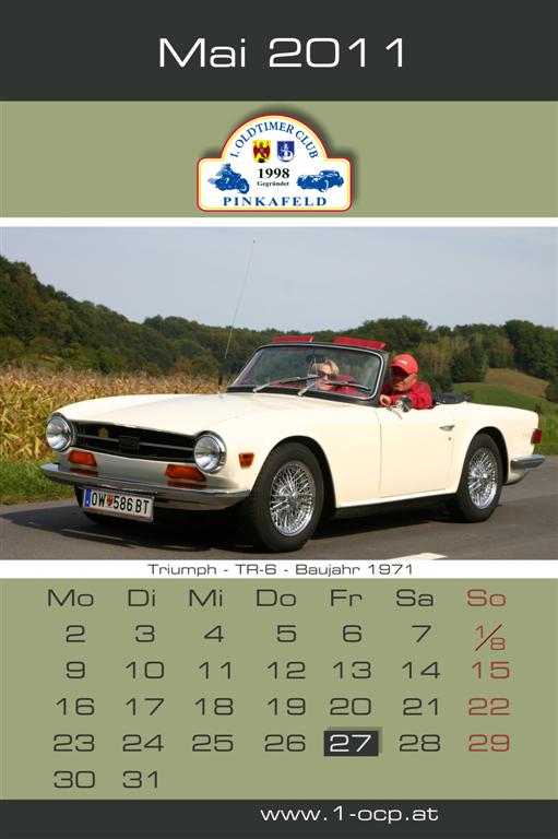 Oldtimerkalender 2011